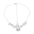 thumbnail image 1 of Diadema novia joyería boda Minnieouse Señora Vintage étnico Simple moda cabeza cadena Metal Plata antigua, 1 of 6