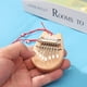 thumbnail image 3 of Instrumento musical Madera de caoba Pulgar Dedo Piano Mbira Mini 8 teclas Kalimba Barbie Nuevos Originales, 3 of 8