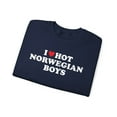 thumbnail image 3 of Norwegian Norway Wife Girlfriend Husband Sweatshirt Gifts Crew Neck Shirt, 3 of 3