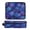 Deep Indigo Snowflakes, variant on Hair Tool Organizer Bag with Heat Resistant Mat Removable Travel Storage Case for Hot Air Brushes Curling Irons Deep Indigo Snowflakes