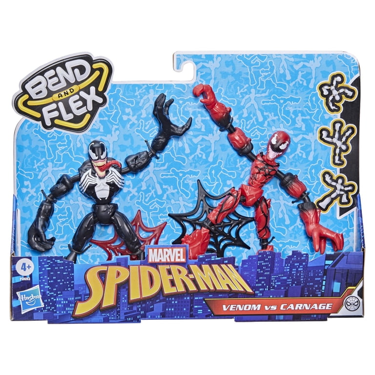 Marvel Spider-Man Bend and Flex Venom Vs. Carnage Action Figure