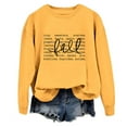 thumbnail image 3 of Fall Sweatshirts for Women 2025 Long Sleeve Crewneck Loose Fit Letter Graphic Sweatshirt Pullover Tops, 3 of 5