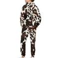 thumbnail image 3 of DISNIMO Cow Print Hoodie Boys Pullover Hoodies for Boys Hoodies Sets Boys 2 Piece Hoodie Sweatsuit Sets for Boys Size 6-7 Hoodies Set for Boys Hooded Sweatshirt with Pockets Crew Neck Hoodie, 3 of 7