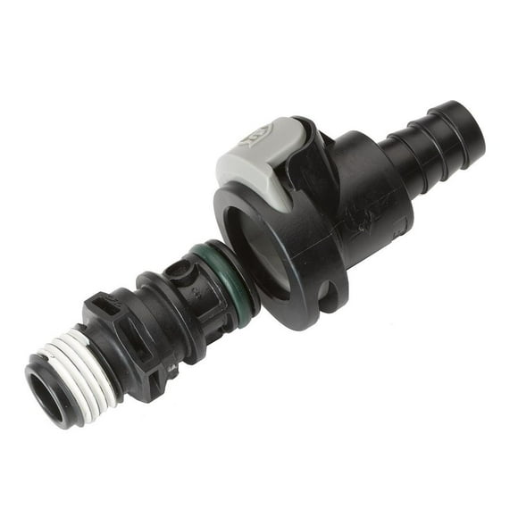 Attwood Raccord de Ligne de Carburant pour Bateau Marin 8838US6 Connecteur Sans Pulvérisation; 1/4 Pouce NPT x 3/8 Pouce FNPT; Noir; Plastique; Certifié EPA/approuvé par CARB; pour Utilisation avec Carburants Mélangés à l'Éthanol; avec Scellant pour Filetage