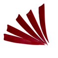 thumbnail image 4 of 5pcs Herramientas de Arqeuro Natural Universal Escudo Corte  Deporte a Aire Libre rojo Macarena Flecha Fletching, 4 of 8