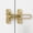 Satin Brass, variant on Mega Handles Safety Door Lock 2026 Version, Heavy-Duty Zinc Alloy 4.2" Door Lock, Door Stopper for Kids (Satin Nickel)