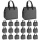 thumbnail image 1 of Bolsas Térmicas Aisladas Uxcell [20PCS] - Aislamiento Térmico de Alimentos - [Negro-9.4IN], 1 of 7