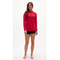 thumbnail image 4 of DEVOPS 2 Pack Women's UPF 50+ Rash Guard Long Sleeven Loose Fit, Beach Surf Swim Shirts, UV/Sun Protection (X-Large, Red(Red)/Aqua(Aqua)), 4 of 7