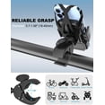 thumbnail image 3 of Tractor Phone Clamp Mount, [Upgraded Secure Tether] Stable Cellphone Clip for Forklift/Farming Machine, Front Loader Clip Holder for iPhone 16 15 14, Galaxy S25 S24, 4-7" Phone with Thick Case, 3 of 8