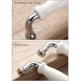 thumbnail image 6 of Gamvdout 3X Vintage Ceramic Furniture Drawer Handles Antique Zinc Alloy Cupboard Handles Dresser Drawer Handles Chest of Drawers Vintage Antique Handle, 6 of 8