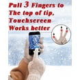 thumbnail image 4 of Guantes de Invierno REACH STAR Térmicos de Tejido con Pantalla Táctil 2 Pares, 4 of 7