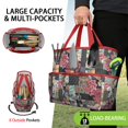 thumbnail image 2 of Garden Tool Bag,Pioneer Flower Floral Print Pattern Garden Tool Organizer,Garden Gifts,Waterproof Multi-Pocket Garden Tool Storage 11.8x5.5x11.4 Inch(Tools NOT Included), 2 of 6