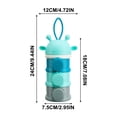 thumbnail image 3 of Bpyeka 4 Stackable Baby Milk Powder Dispenser Dispenser Non-Spill Travel Container Milk Powder Dispensers Pot Portable Snack Storage Box,Home Improvement,Household Essentials, 3 of 6