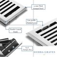 thumbnail image 3 of Registro de suelo Sierra Grates, 2 x 12 cm, acero, color blanco glaciar, 3 of 4