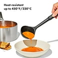 thumbnail image 4 of Cucharón OXO Good Grips de nailon negro para sopas, guisos y chiles, 4 of 5