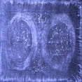 thumbnail image 1 of Ahgly Company Indoor Square Persian Blue Bohemian Area Rugs, 3' Square, 1 of 4