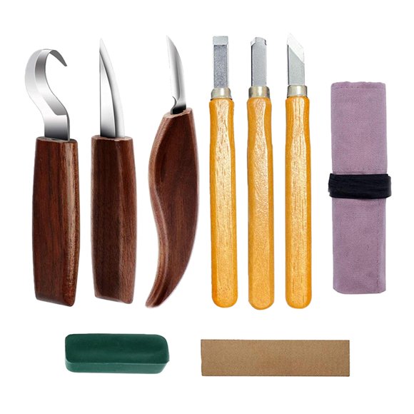 Kit de tallado de madera BLESIY Cortador de talla 9 piezas