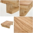 thumbnail image 2 of unbranded Decorative Stool Wood Khaki Rustic Hold Small Decorations 1Set, 2 of 8