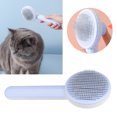 thumbnail image 4 of Brosse pour Chat, Peigne à Poils de Chat Professionnel Confortable Rond pour Poils Longs Animaux Bleu, 4 of 8