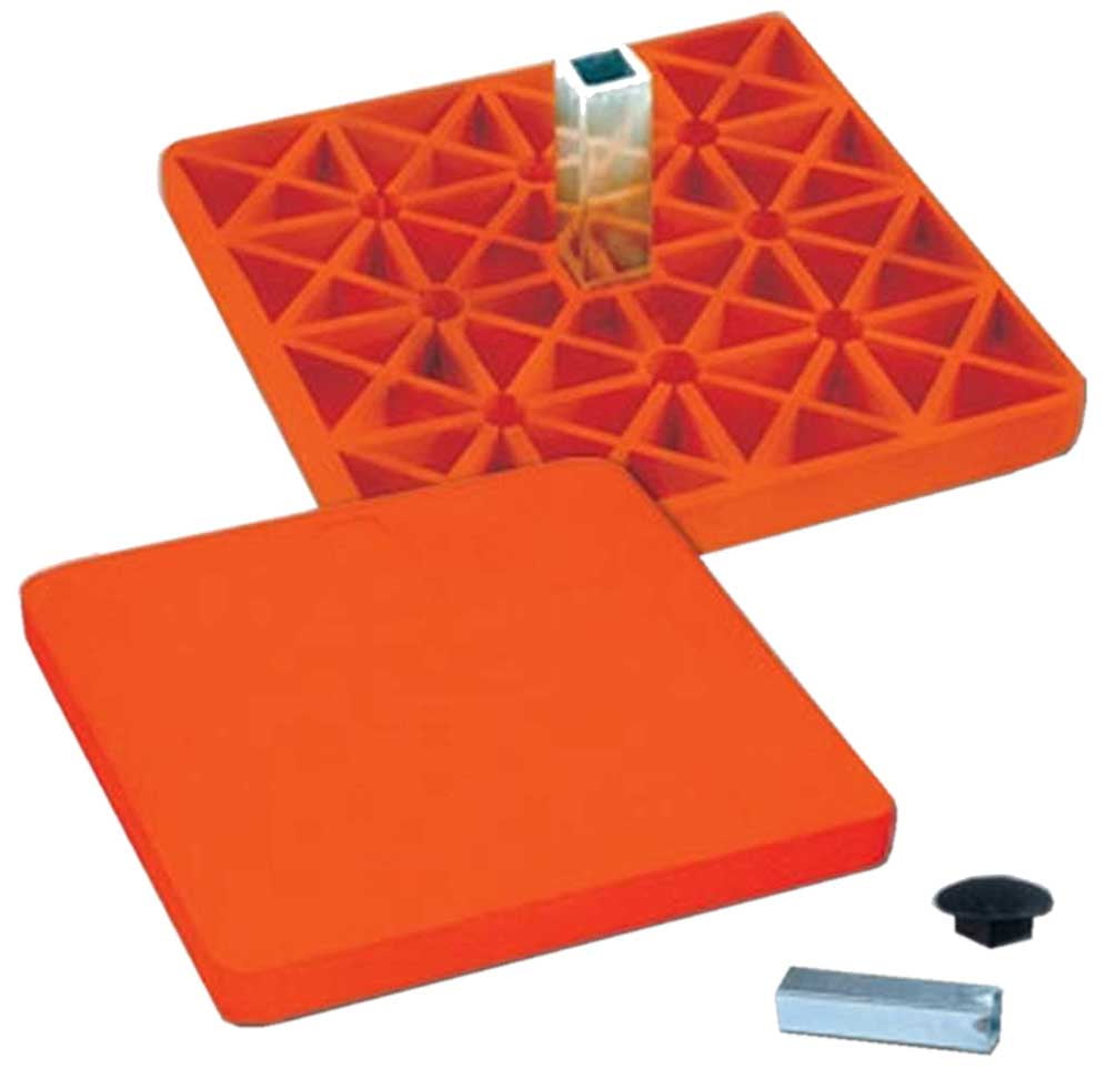 Champro Pro Style Rubber Safety Base Baseball/Softball Rubber Orange
