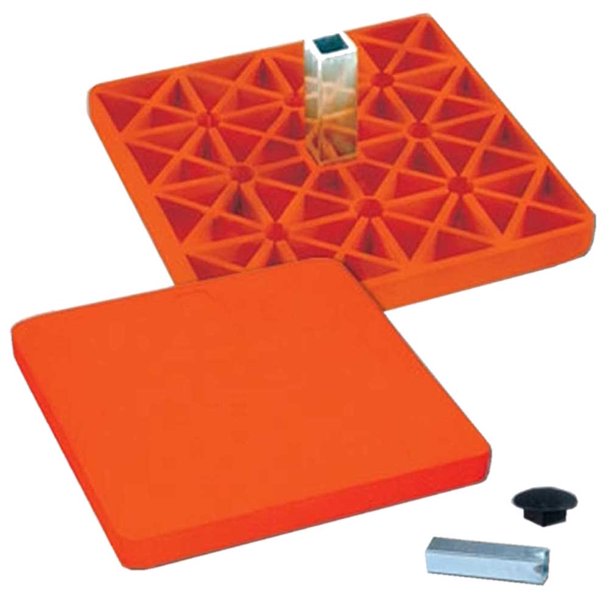 Champro Pro Style Rubber Safety Base Baseball/Softball Rubber Orange