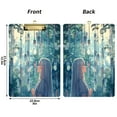 thumbnail image 3 of Acrylic Writing Tablet,Wind Chimes Girl12.5"×9"Rectangular One-sided Printed Clear Acrylic Writing Tablet., 3 of 8