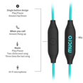 thumbnail image 4 of Auriculares deportivos MUCRO con cable y ganchos para colocar sobre las orejas, azules, 4 of 7