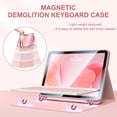 thumbnail image 3 of Funda iPad con teclado Kiloob para iPad 11th 10.9" 2022 Rosa, 3 of 7