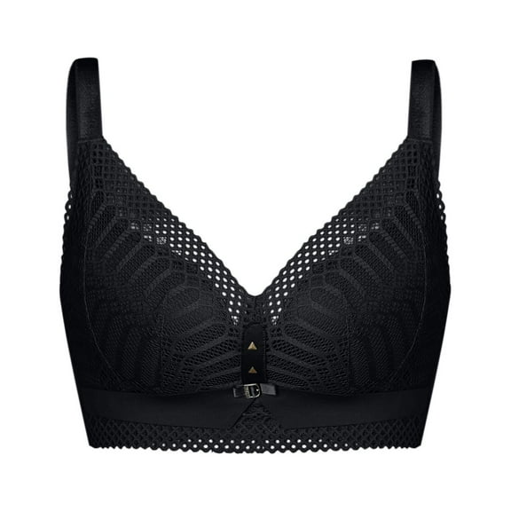 IROINNID Push-Up Bras For Women Solid Ladies Breathable No Steel Ring Lace Gathering Adjustment Lift Underwear