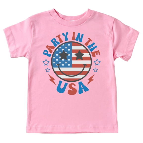 Party in the USA 4th of July Shirts Matching Family Outfits for Independence Day Pink Shirt 12 Months