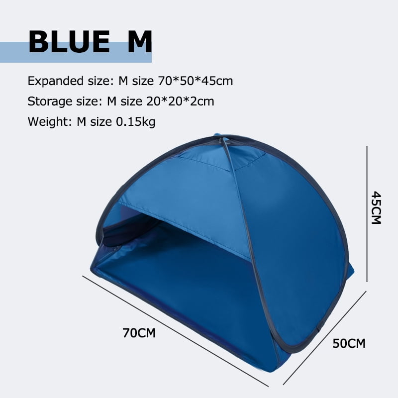 Grizack 1 Pcs Portable Face Sun Shade,Instant Beach Tent Outdoor Mini Mat Shelter 