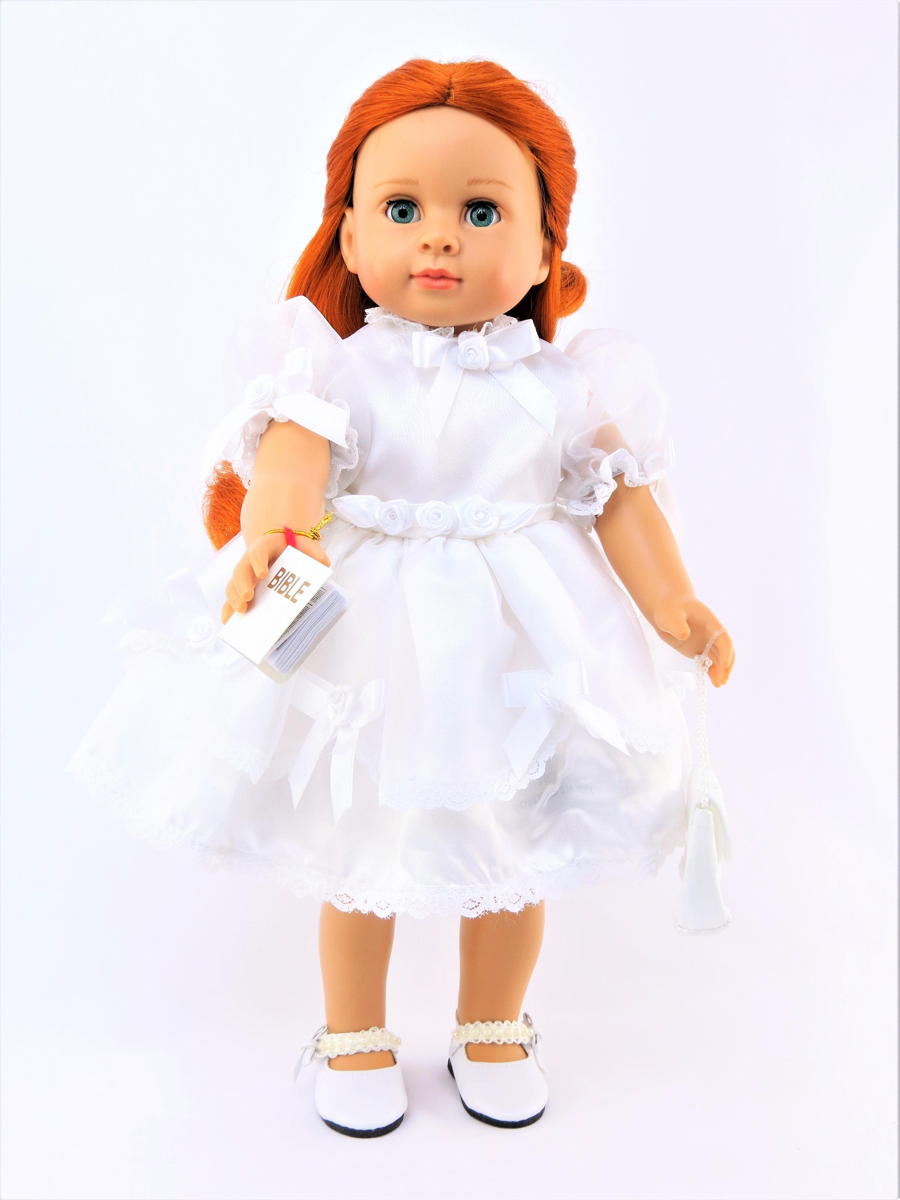 american girl doll 1st communion dress