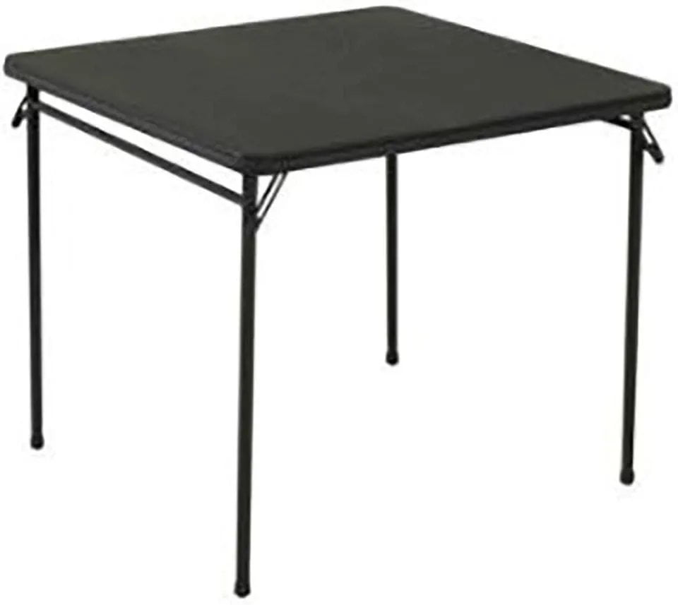 Cosco 14619BLK1 Black Square Folding Table 34"x34"