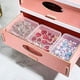 thumbnail image 4 of Mini caja cuadrada transparente para almacenamiento de joyas, contenedor de embalaje para pendientes, anillos, cuentas, recolección de artículos pequeños, 60/24/12/6 piezas, 4 of 4