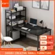 thumbnail image 2 of Mesa de ordenador ergonómica AOLIVIYA para espacios pequeños, estación de trabajo de estudio, escritorio de juegos para el hogar, oficina, dormitorio esencial B67243, 2 of 4