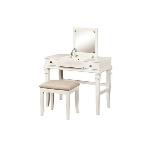 Pemberly Row Vanity Set in White (2 Pieces)