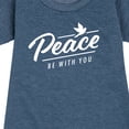 thumbnail image 3 of Instant Message - Peace Be With You - Toddler & Youth Girls Fleece Dress, 3 of 6