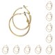 thumbnail image 1 of Pendientes dorados decorativos redondos Sonducket para mujer Tipo Vintage, 1 of 5