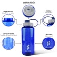 thumbnail image 3 of Botella de agua SHOKE Tritan de boca ancha de 1 litro con mango sin BPA, 3 of 8