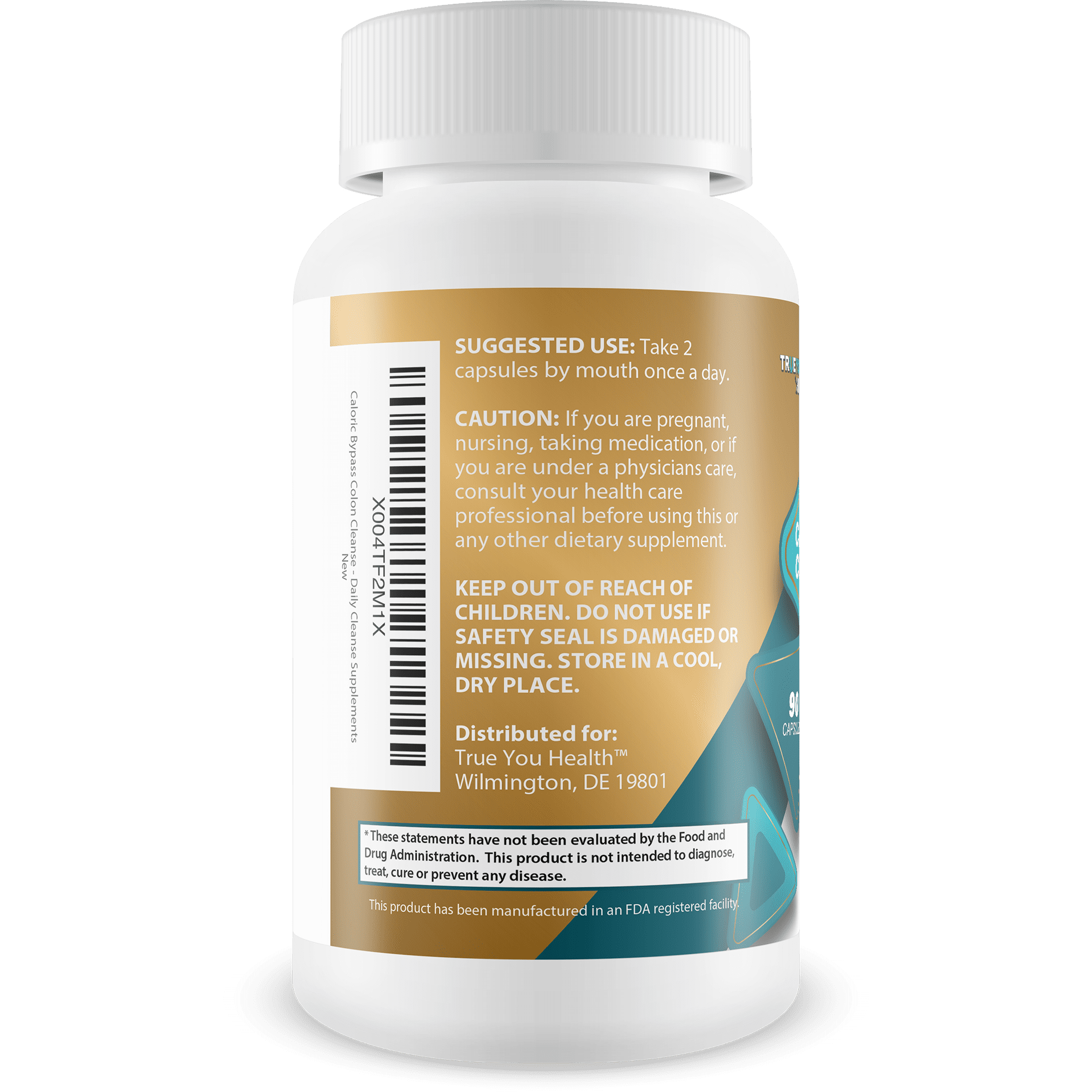 Caloric Bypass Colon Cleanse - Our Best Cleansing Caloric Bypass Pills - Gut Cleansing Digestive Cleanse - Probiotic Colon Cleanse - Sleep Lean Detox Pills for Women & Men - Cleanse Detox Supplement