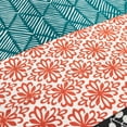 thumbnail image 5 of Lush Decor Bohemian Stripe Soft Sheet Set Turquoise/Orange 6Pc King, 5 of 7
