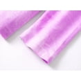 thumbnail image 4 of Beezizac Girls Cute Long Sleeves & Pants PJ Set 2-Piece Pajamas – Violet Tie Dye Outfit Sleepwear Size 8, 4 of 7