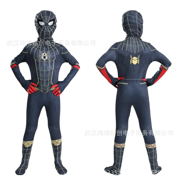 Disfraz de Spiderman para niños, traje de Cosplay de Miles Gwen, superhéroe, mono nocturno, ropa increíble de Spider-Man Fivean unisex