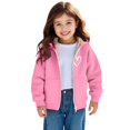 thumbnail image 6 of Coerni Boys Girls Cute Heart Hoodies Zip Up Fleece Lined Sweatshirt Hooded Cozy Preppy Sweater Teen Classic Long Sleeve Clothes, 6 of 7