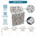 thumbnail image 6 of Bunny Floral Easter Table Runner - 60 Inch Long Elegant Pastoral Spring Floral Cotton and Linen Blended Dress Scarves Farmhouse Table Runner for Kitchen Dining, Coffee Table, 13" x 60", 6 of 8