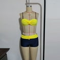 thumbnail image 4 of Tankini Sets for Women Women Two Pieces Bathing Top Ruffled With High Waisted Bottom Bikini Set Clothing Tankinis Set, 4 of 6
