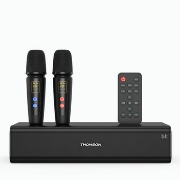 Thomson K600 Portable Bluetooth Karaoke Machine with 2 Wireless Mics