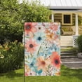 thumbnail image 4 of Season Garden Flag Leaf Flower Garden Flag Double Sided12×18 Inch Welcome Flag,Leaves Flower Flag Outdoor Party, Seasonal Decoration Courtyard Flag, 4 of 5
