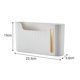 thumbnail image 2 of Kitchen Wall Hanging Trash Bag Organizer Punch Free Disposable Bag Holder For Bathroom Bedroom KitchenCream White, 2 of 2