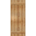thumbnail image 5 of 21 1/2"W X 52"H Timbercraft Four 5 3/8" Boards Joined Board-N-Batten Shutters, Rough Sawn Western Red Cedar (Per Pair), 5 of 13